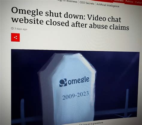 omegle*|Omegle shut down: Video chat website closed after abuse claims